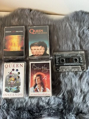 £15 • Buy QUEEN 5 Cassette Tapes BUNDLE Must For Fan Collector