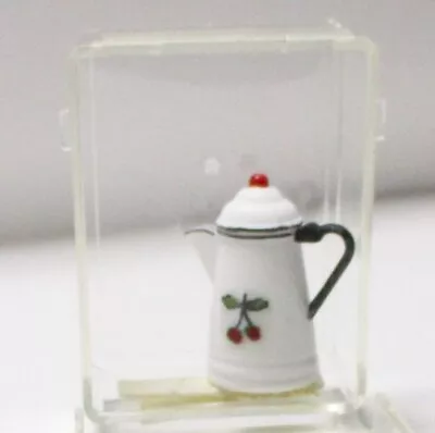 Coffee Pot Carradus 1551 Cherry Motif DOLLHOUSE Miniature • $7.50