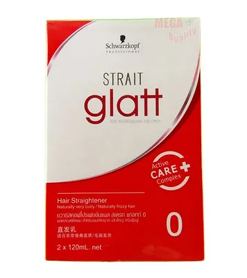 Schwarzkopf Glatt Professional Hair Straightener Curly Frizzy Styling Cream No 0 • $43.33