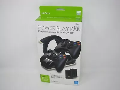 $35.99 • Buy Nyko Dual Charging Base Power Play Pak For XBOX 360 Rechargeable Batteries HDMI