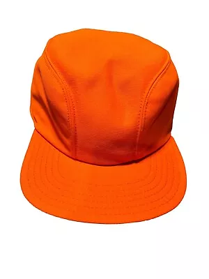 NWT NOS Thinsulate 3M Neon Orange Hunting Thermal Cap Hat USA Vtg. Sz L • $29.99