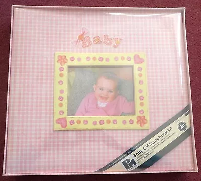 Craft Clearout Papermania Baby Girl 12 X 12  Scrapbook Kit Album • £4