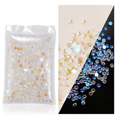 1440pcs/Lot 3D Nails Decoration Glitter Nail Art Rhinestones Flatback Crystals • $3.65