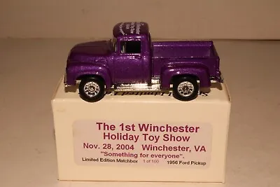 Matchbox 1956 Ford Pickup 1st Winchester Holiday Toy Show 2004 1 Of 100 1:64 • $39.94