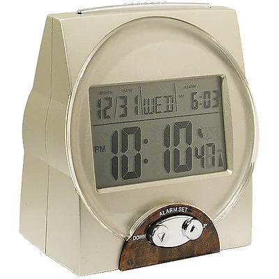 Self Setting Atomic Talking Calendar Clock W/ Time Date And Alarm For The Blind • £57.81