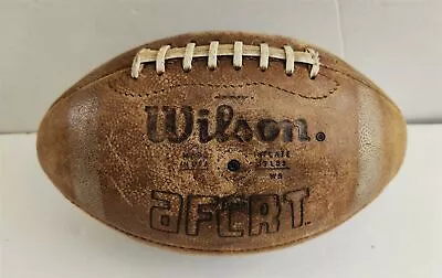 1980 Vintage Wilson 1001 Exclusive NFL Pattern Pigskin Leather Football AFCRT • $42.50