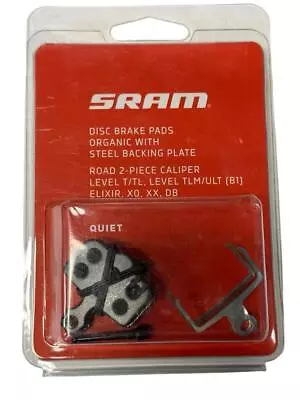 NEW SRAM Disc Brake Pads 00.5318.024.001 Organic With Steel Backing Plate • $23.49