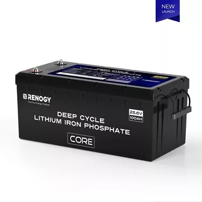 Renogy 24V/48V 100Ah Core Series Deep Cycle Lithium Iron Phosphate Battery • $1049