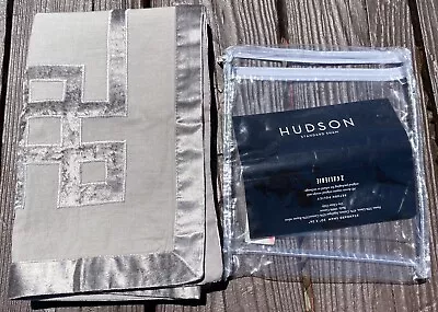 Z Gallerie Hudson Standard Pillow Sham Gray New Linen Cotton • $40