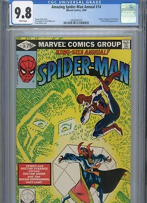 Amazing Spiderman Annual #14 Mt 9.8 Cgc White Pages Miller Art And Cover Dr. Str • $109.99