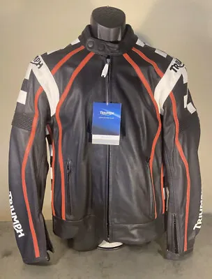 TRIUMPH Motorcycle Jacket NWT Brand New With Tags ACE JACKET 42 US 52 EUR • $299.99