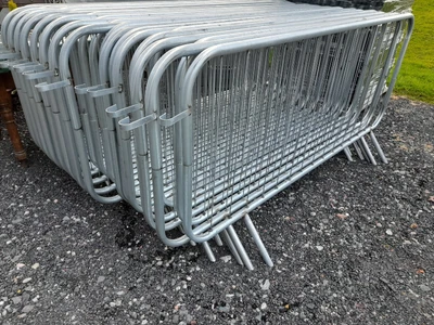 £425 • Buy Pedestrian Crowd Barriers*New Unused Fixed Leg Type* X 20