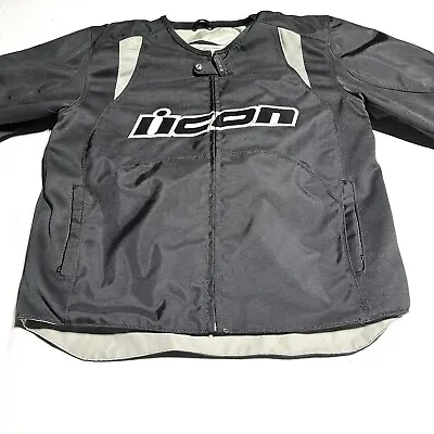 Icon Motorhead Men's XL Padded Jacket Black Motocross Racing Gear 44-inch Chest • $59.98