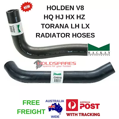 Holden V8 Radiator Hoses Hq Hj Hx Hz Torana Lh Lx • $39.50