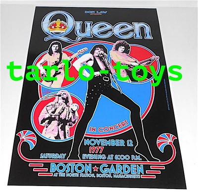 $19.99 • Buy QUEEN - FREDDIE MERCURY - Boston, Usa - 12 November 1977  - Concert Poster