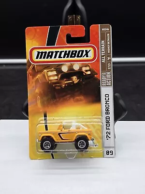 Ford BRONCO 4x4 1972 - 17495 Matchbox Mattel • $3.99