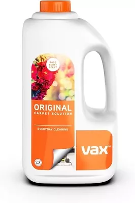 Vax Original Carpet Cleaner Solution Shampoo Rose Burst Scent Cleaning 1.5L • £9.99
