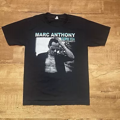Vintage Marc Anthony Shirt S Vivir Mi Vida Tour Band Tee 2013 • $19.99