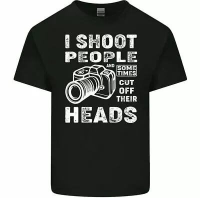 Photography I Shoot People Mens Funny Photographer T-Shirt Camera Lens Joke Top • $13.66