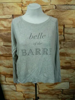 $12.80 • Buy Emi Jay SEE YOU AT THE BARRE Gray Long Sleeve T-Shirt One Size M-L  I-11