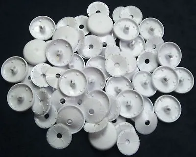 £2.99 • Buy Plastic Nylon Self Cover Buttons / Tool 11mm 15mm 19mm 22mm 29mm - 10/50/100