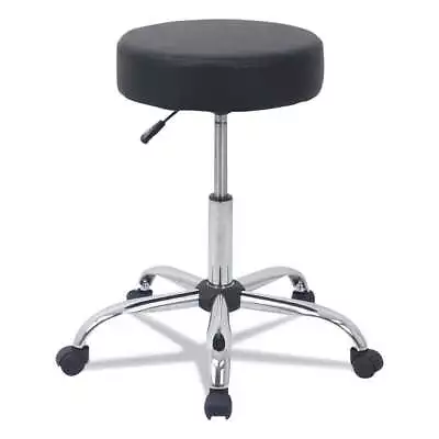 Alera Height Adjustable Lab Stool Black PU • $221.43