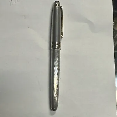 Montblanc Solitaire Sterling Silver Barley Pattern Rollerball Pen • $500