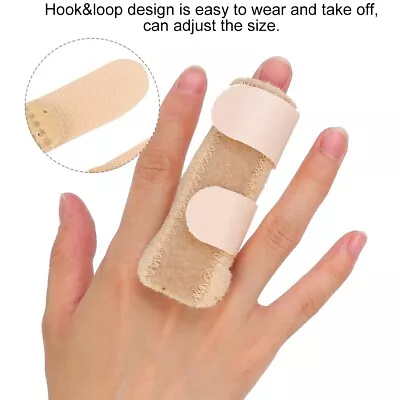 (with Hole)Adjust Hand Support Finger Guard Splint Protection Injury Recove GFL • £4.24