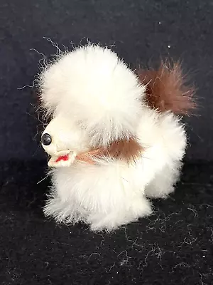 Vintage Plush Stuffed Mini Furry Puppy Dog With Moving Mouth • $12.50