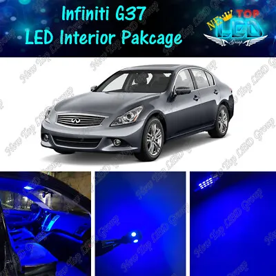 Blue Interior LED Lights Package Kit For 2008 - 2010 2011 2012 2013 Infiniti G37 • $13.99