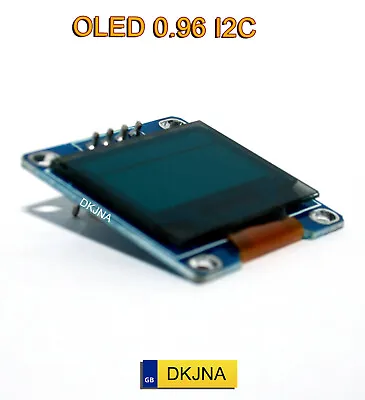 0.96 OLED 128X64 I2C White/Blue/Yellow SSD1306 Display Arduino ESP8266 ESP32 • £4.20