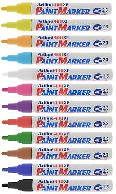 £3.90 • Buy Artline 400XF Paint Pen Permanent Liquid Marker Waterproof  Metal Plastic Fabric