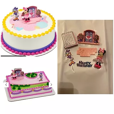 Disney Minnie Mouse Daisy DecoPac 20682 Cake Topper Decoration Set HAPPY HELPERS • $8
