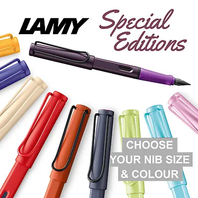 LAMY Safari Fountain Pen Special Editions - Choose Nib - Uk Seller • £23.95