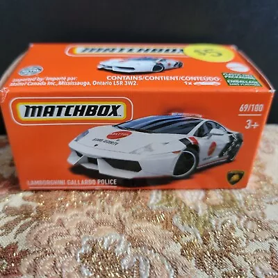 Matchbox Metal Lamborghini Gallardo Police In Box 69/100 Segurança • $4.99