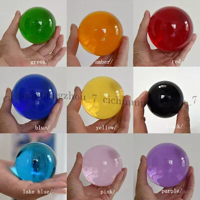 Natural 50mm Multicolor Magic Healing Crystal Ball Sphere Quartz Balls Crafts • $12.37