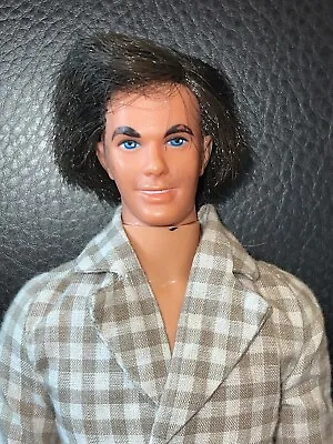 Vtg 1968 “Mod Hair” Ken Barbie Doll In Original Plaid Jacket  & Tan Pants • $24.99