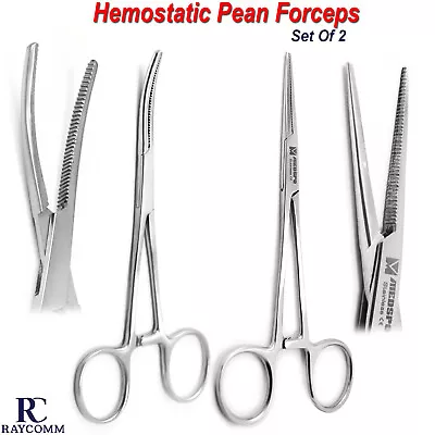 Hemostat Surgical Pean Forceps Hemostatic Artery Clamps Fishing Veterinary Tools • $10.49