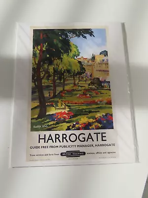 Harrogate Railway Print/ Poster. New And Unopened. • £14