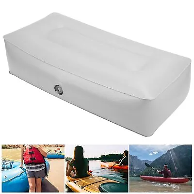 Kayak Inflatable Seat Cushion Soft PVC Moisture‑Proof Fishing Boat Outdoor • £12.14