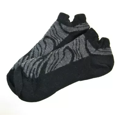 B. Ella Ladies Merino Wool Blend Sport Low Cut Heel Tab Socks Avery Black - NEW • $18