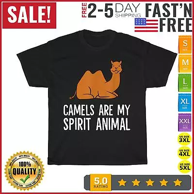 Funny Camel Desert Egypt Camels Are My Spirit Animal Vintage T Shirt Men Women • $18.99