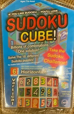 £111.89 • Buy Sudoku Cube By Jay Brain Teaser Puzzles New In Package W/ Instructions Booklet
