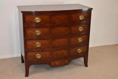 Baker Historic Charleston Sheraton 4-drawer Mahogany Chest With Brass Hardware • $2900