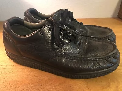 SAS Men's Black Shoes Size 12 N Leather Oxfords Very Comfortable With Inserts • $25