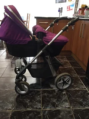 Silver Cross Pioneer Pushchair & Carrycot Pram Buggy Like Mamas & Papas Bugaboo • £300