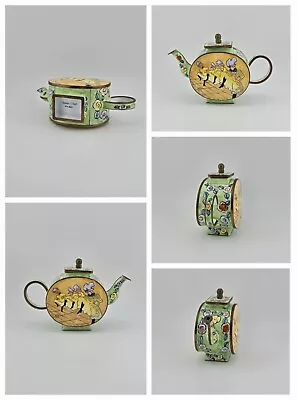 Kelvin Chen Enamel On Copper Miniature Teapot Toulouse Lautrec Can Can • $16