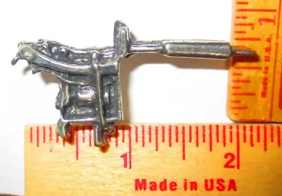  Tattoo Gun  Pin Vintage Collectible Old Pinback Jewelry  Body Art  Memorabilia • $8.95