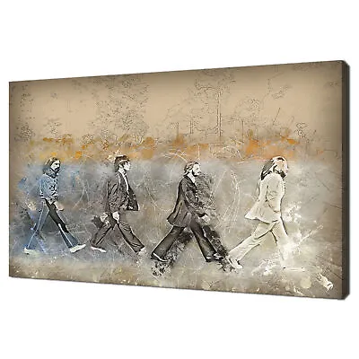 Iconic Beatles Abbey Road Music Modern Canvas Print Picture Wall Art • £58.50