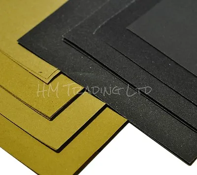 £5.99 • Buy Wet And Dry Or Glass Assorted Sandpaper Mixed Sheet Set / Sanding Grits Coarse
